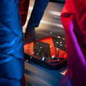 Rumpl Gametime Puffy Blanket - Red / Black Gametime Puffy Blanket - Red / Black | Rumpl Blankets For Everywhere Gametime Puffy