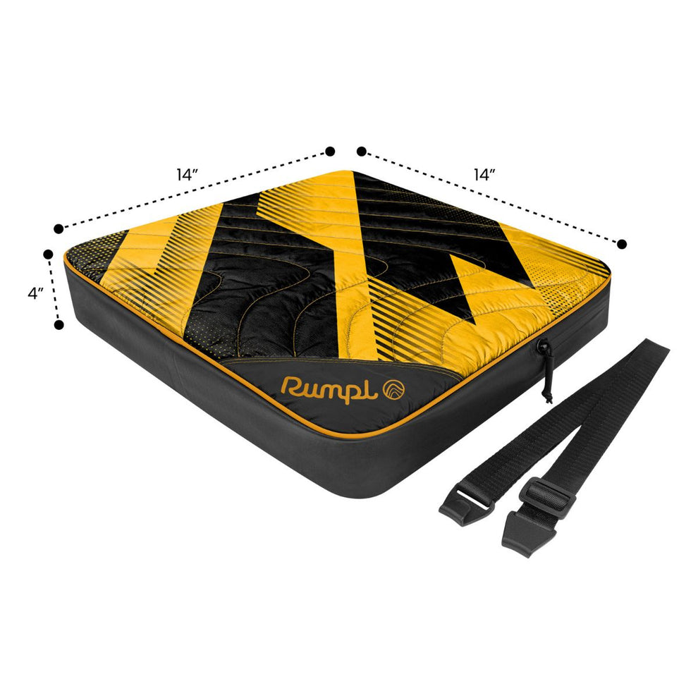 Rumpl Gametime Puffy Blanket - Yellow / Black Gametime Puffy Blanket - Yellow / Black | Rumpl Blankets For Everywhere Gametime Puffy