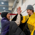 Rumpl Gametime Puffy Blanket - Yellow / Black Gametime Puffy Blanket - Yellow / Black | Rumpl Blankets For Everywhere Gametime Puffy