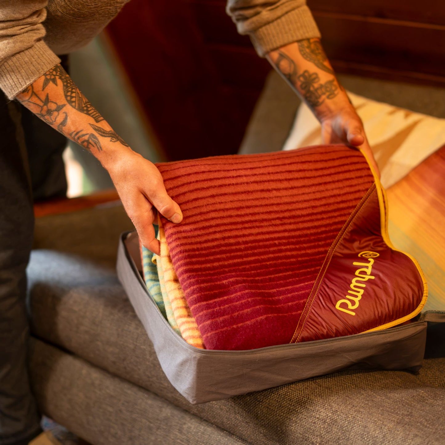 Rumpl Merino Softwool Blanket - Playa Fade Merino Softwool Blanket - Playa Fade | Rumpl Blankets For Everywhere Merino SoftWool