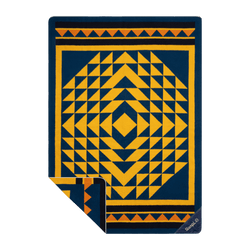 Merino Softwool Blanket - Quilted Amber