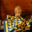 Merino Softwool 2 Person Blanket - Quilted Amber
