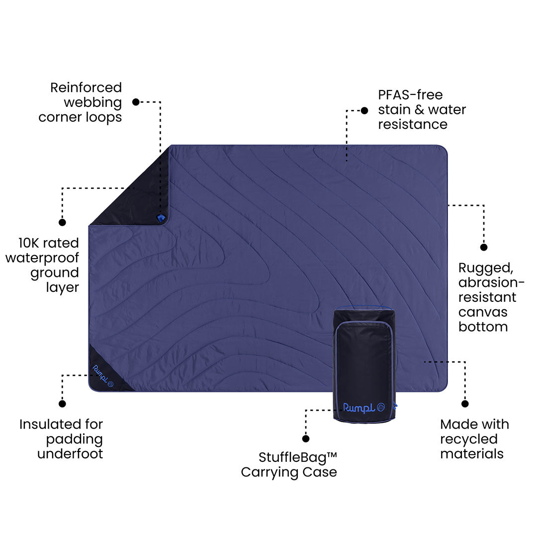 Rumpl Overland Mat - Marionberry Overland Mat - Marionberry | Rumpl Blankets For Everywhere Overland Mat
