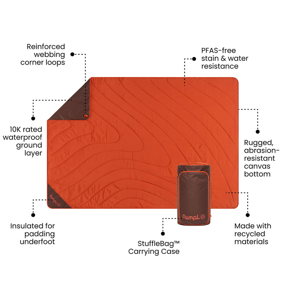 Rumpl Overland Mat - Sedona Overland Mat - Sedona | Rumpl Blankets for Everywhere Overland Mat