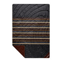 Rumpl Stash Mat - Mocha Mini Stripes Stash Mat - Mocha Mini Stripes | Rumpl Blankets For Everywhere Overland Mat