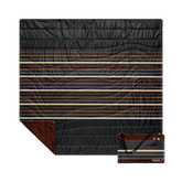 Rumpl Stash Mat XL - Mocha Mini Stripes Stash Mat XL - Mocha Mini Stripes | Rumpl Blankets For Everywhere Overland Mat