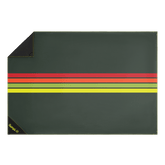 Rumpl Pack Mat - Green Retro Stripes Pack Mat - Green Retro Stripes | Rumpl Blankets For Everywhere Pack Mat