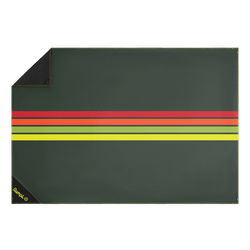 Pack Mat - Green Retro Stripes