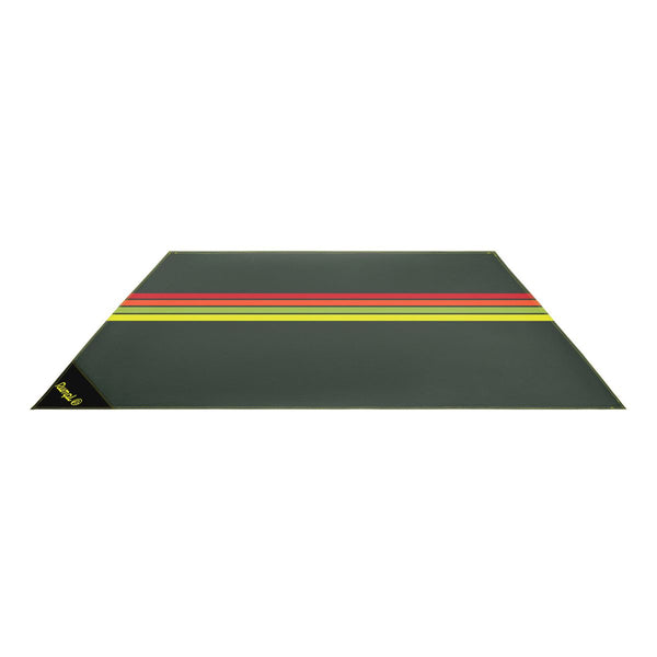 Rumpl Pack Mat - Green Retro Stripes Pack Mat - Green Retro Stripes | Rumpl Blankets For Everywhere Pack Mat