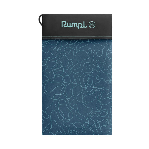 Rumpl Pack Mat - Puzzled Blue Pack Mat - Puzzled Blue | Rumpl Blankets For Everywhere Pack Mat