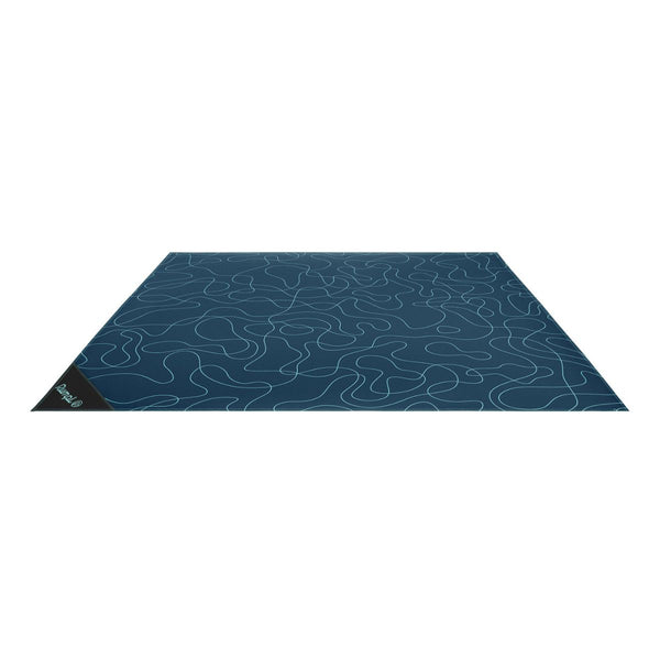 Rumpl Pack Mat - Puzzled Blue Pack Mat - Puzzled Blue | Rumpl Blankets For Everywhere Pack Mat