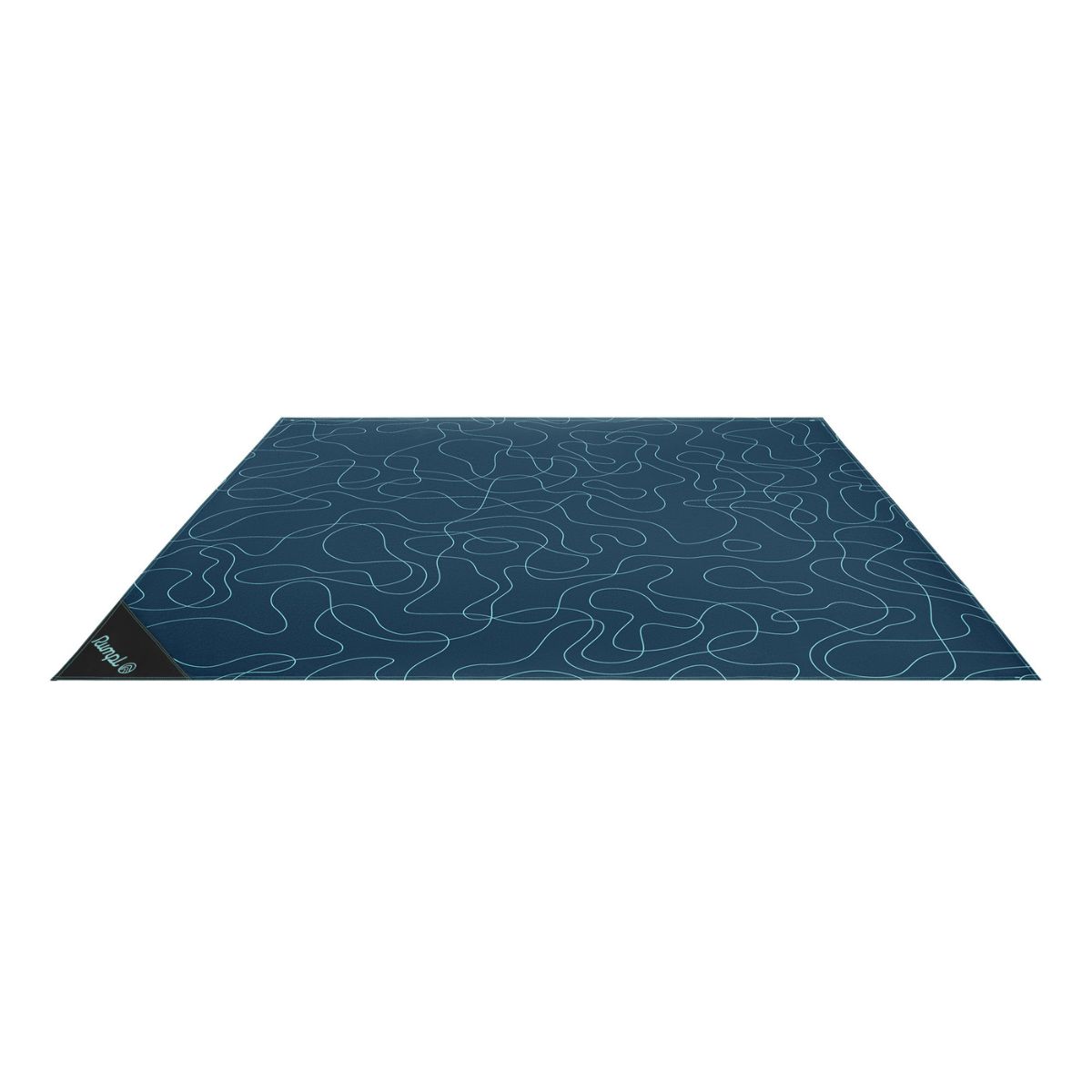 Rumpl Pack Mat - Puzzled Blue Pack Mat - Puzzled Blue | Rumpl Blankets For Everywhere Pack Mat
