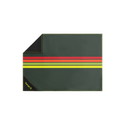 Rumpl Pack Mat Micro - Green Retro Stripes Pack Mat Micro - Green Retro Stripes | Rumpl Blankets For Everywhere Pack Mat