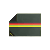 Rumpl Pack Mat Micro - Green Retro Stripes Pack Mat Micro - Green Retro Stripes | Rumpl Blankets For Everywhere Pack Mat