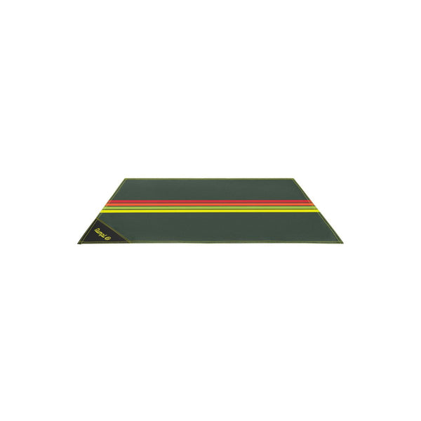 Rumpl Pack Mat Micro - Green Retro Stripes Pack Mat Micro - Green Retro Stripes | Rumpl Blankets For Everywhere Pack Mat