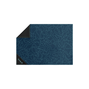 Rumpl Pack Mat Micro - Puzzled Blue Pack Mat Micro - Puzzled Blue | Rumpl Blankets For Everywhere Pack Mat