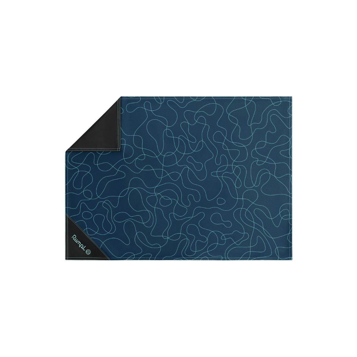 Rumpl Pack Mat Micro - Puzzled Blue Pack Mat Micro - Puzzled Blue | Rumpl Blankets For Everywhere Pack Mat