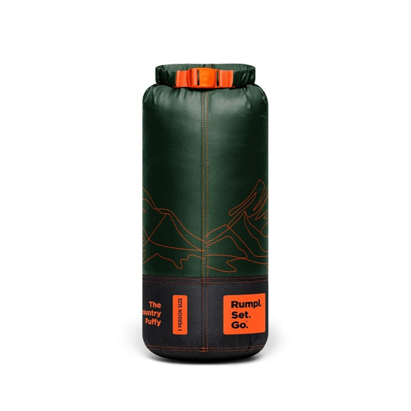 Rumpl Backcountry Puffy Blanket - Mountain Green Peak Backcountry Puffy Blanket - Mountain Green Peak | Rumpl Blankets For Everywhere Print Backcountry Puffy