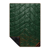 Rumpl Backcountry Puffy Blanket - Mountain Green Peak Backcountry Puffy Blanket - Mountain Green Peak | Rumpl Blankets For Everywhere Print Backcountry Puffy
