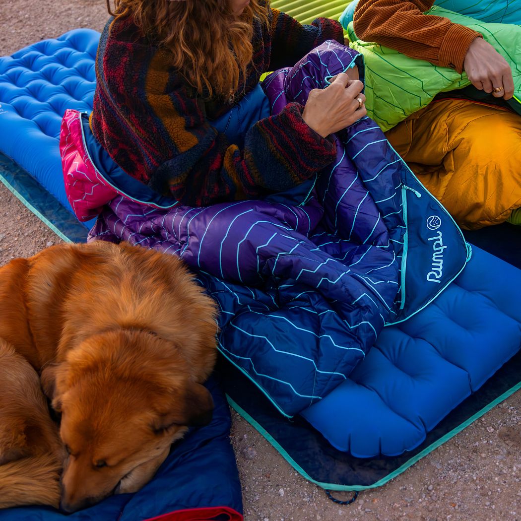 Rumpl Backcountry Puffy Blanket - Moraine Backcountry Puffy Blanket - Moraine | Rumpl Blankets For Everywhere Printed Backcountry Puffy