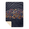 Rumpl Fleece Puffy Blanket - Midnight Bloom Fleece Puffy Blanket - Midnight Bloom | Rumpl Blankets For Everywhere Printed Fleece Puffy
