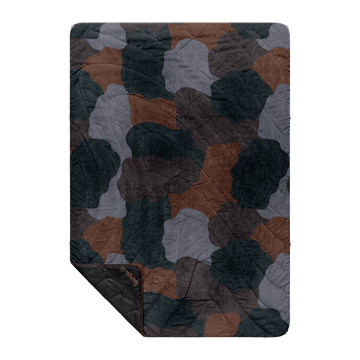 Rumpl Fleece Puffy Blanket - Puzzled Black Fleece Puffy Blanket - Puzzled Black | Rumpl Blankets For Everywhere Printed Fleece Puffy