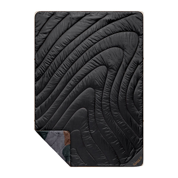 Rumpl Fleece Puffy Blanket - Puzzled Black Fleece Puffy Blanket - Puzzled Black | Rumpl Blankets For Everywhere Printed Fleece Puffy
