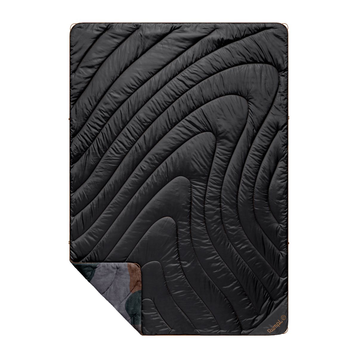 Rumpl Fleece Puffy Blanket - Puzzled Black Fleece Puffy Blanket - Puzzled Black | Rumpl Blankets For Everywhere Printed Fleece Puffy