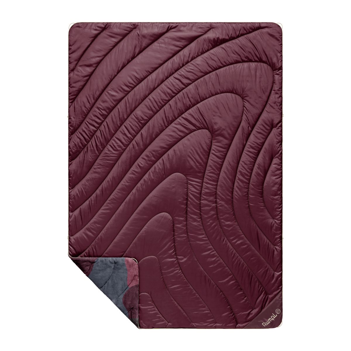 Rumpl Fleece Puffy Blanket - Puzzled Fig Fleece Puffy Blanket - Puzzled Fig | Rumpl Blankets For Everywhere Printed Fleece Puffy
