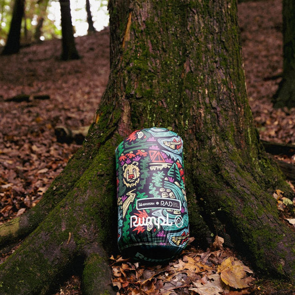 Rumpl Fleece Puffy Blanket - Rae Lang - Protect The Porkies Fleece Puffy Blanket - Protect The Porkies | Rumpl Blankets For Everywhere Printed Fleece Puffy