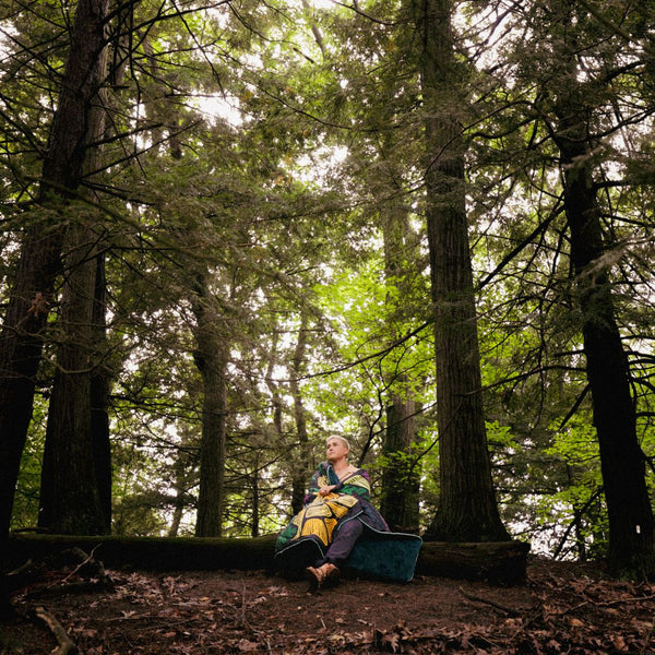 Rumpl Fleece Puffy Blanket - Rae Lang - Protect The Porkies Fleece Puffy Blanket - Protect The Porkies | Rumpl Blankets For Everywhere Printed Fleece Puffy