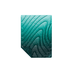 Fleece Puffy Throw Blanket - Jade Fade