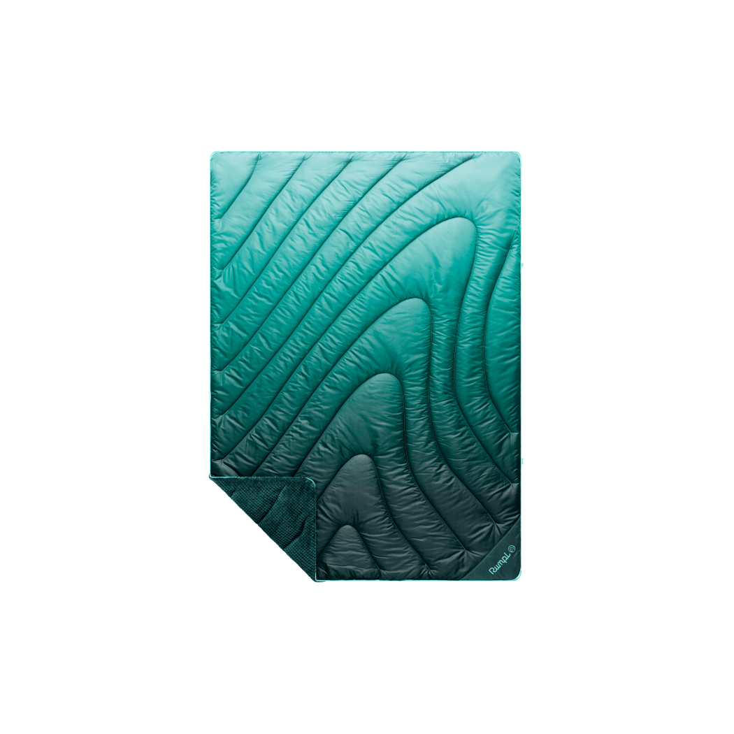 Rumpl Fleece Puffy Throw Blanket - Jade Fade Fleece Puffy Throw Blanket - Jade Fade | Rumpl Blankets For Everywhere Printed Fleece Puffy