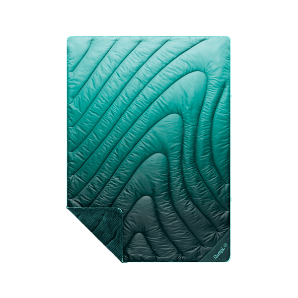 Rumpl Fleece Puffy Throw Blanket - Jade Fade Fleece Puffy Throw Blanket - Jade Fade | Rumpl Blankets For Everywhere Printed Fleece Puffy