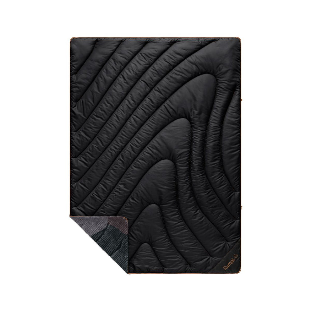 Rumpl Fleece Puffy Throw Blanket - Puzzled Black Fleece Puffy Throw Blanket - Puzzled Black | Rumpl Blankets For Everywhere Printed Fleece Puffy