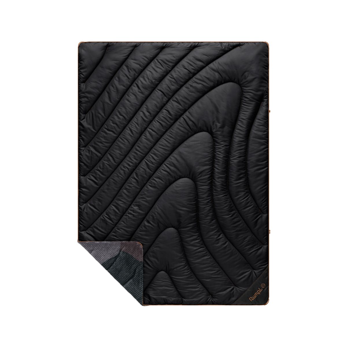 Rumpl Fleece Puffy Throw Blanket - Puzzled Black Fleece Puffy Throw Blanket - Puzzled Black | Rumpl Blankets For Everywhere Printed Fleece Puffy