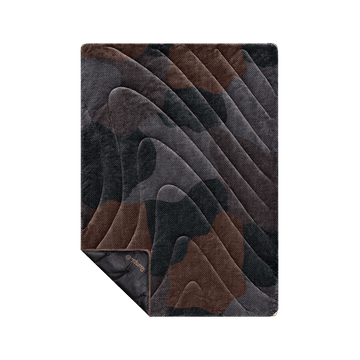 Rumpl Fleece Puffy Throw Blanket - Puzzled Black Fleece Puffy Throw Blanket - Puzzled Black | Rumpl Blankets For Everywhere Printed Fleece Puffy