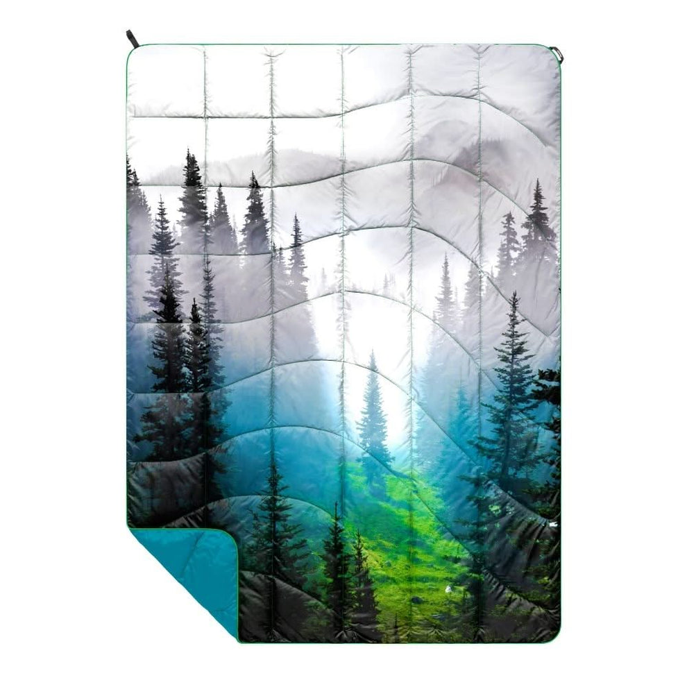 Rumpl NanoLoft® Travel Blanket - Olympic Fog NanoLoft® Travel Blanket - Olympic Fog | Rumpl Blankets for Everywhere Printed Nanoloft