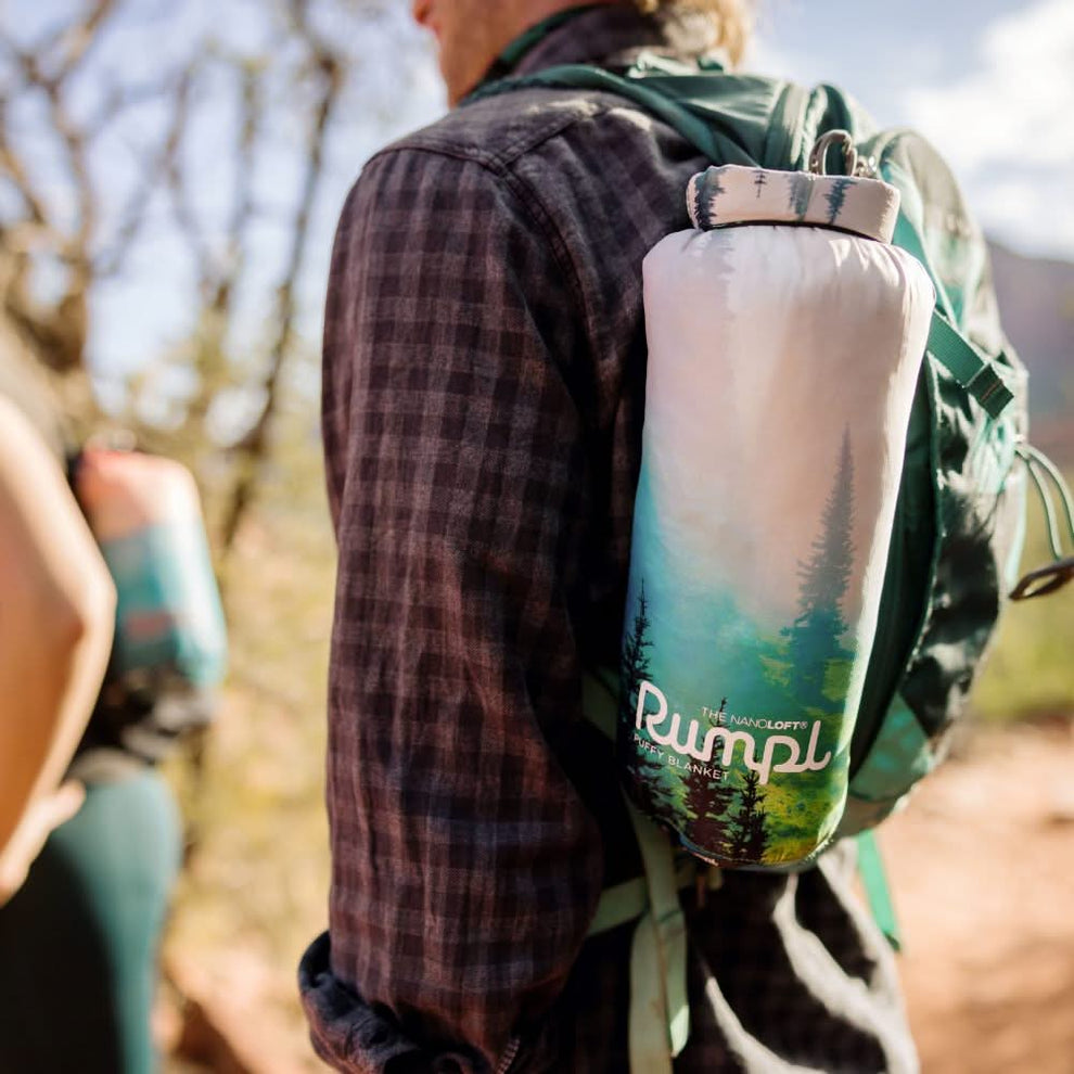 Rumpl NanoLoft® Travel Blanket - Olympic Fog NanoLoft® Travel Blanket - Olympic Fog | Rumpl Blankets for Everywhere Printed Nanoloft Travel
