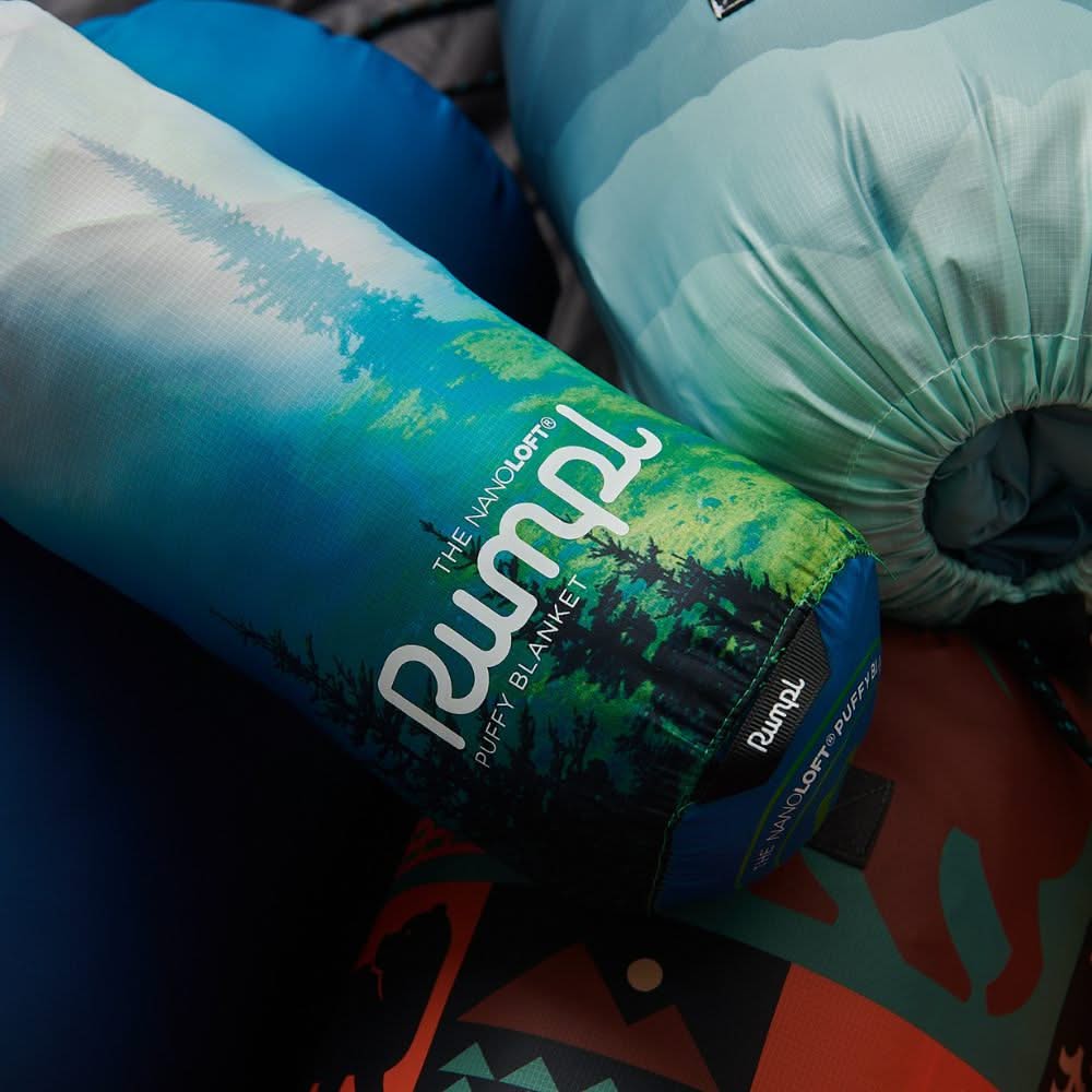 NanoLoft® Travel Blanket Olympic Fog Rumpl Blankets for Everywhere