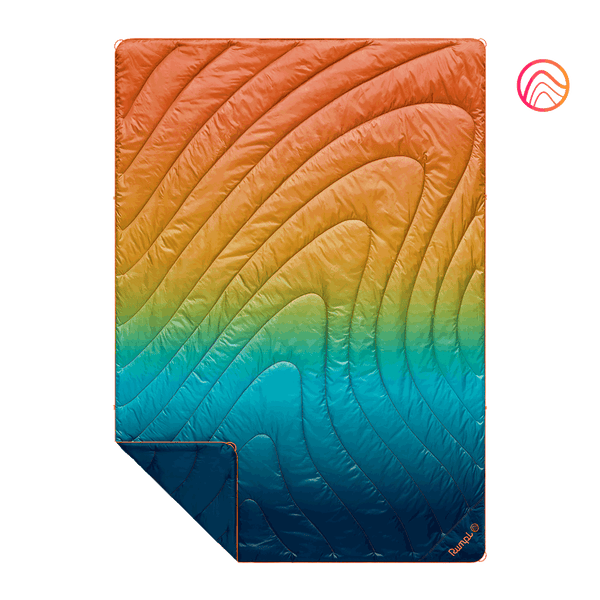 Rumpl Original Puffy Blanket - Baja Fade - Custom Original Puffy Blanket - Baja Fade| Rumpl Blankets For Everywhere Printed Original