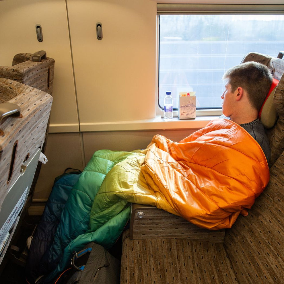 Rumpl Original Puffy Blanket - Baja Fade Original Puffy Blanket - Baja Fade| Rumpl Blankets For Everywhere Printed Original