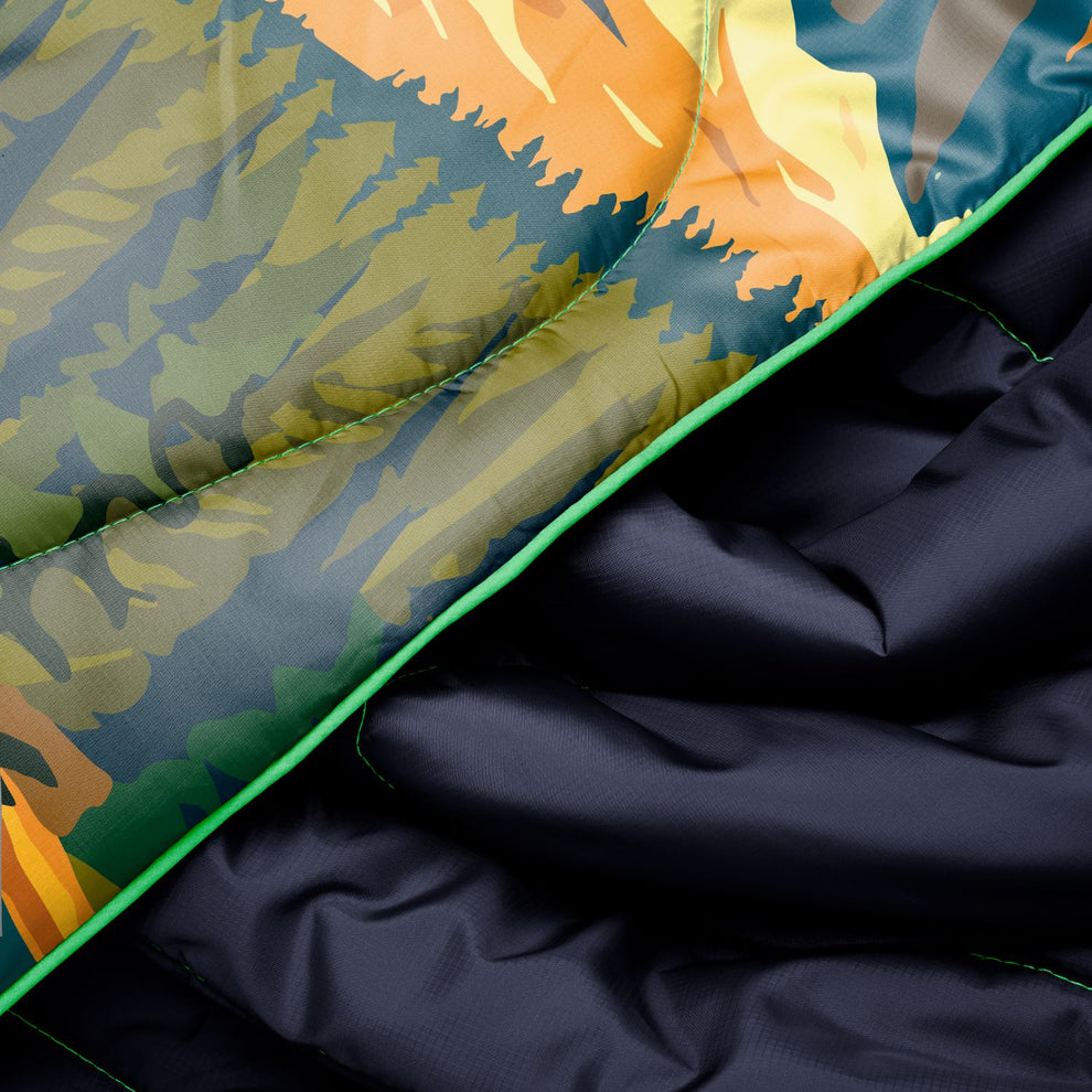 Rumpl Original Puffy Blanket - Banff Original Puffy Blanket - Banff National Park | Rumpl Blankets For Everywhere Printed Original