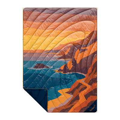 Rumpl Original Puffy Blanket - Big Sur Fade Original Puffy Blanket - Big Sur Fade | Rumpl Blankets For Everywhere Printed Original