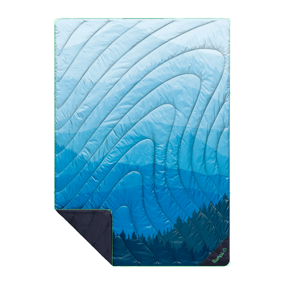 Original Puffy Blanket: Blue Ridge Fade | Rumpl. Set. Go. Original Puffy Blanket: Blue Ridge Fade | Rumpl. Set. Go.