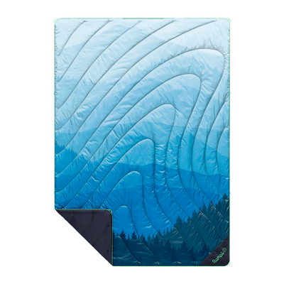 Rumpl Original Puffy Blanket - Blue Ridge Fade Original Puffy Blanket - Blue Ridge Fade | Rumpl Blankets For Everywhere Printed Original