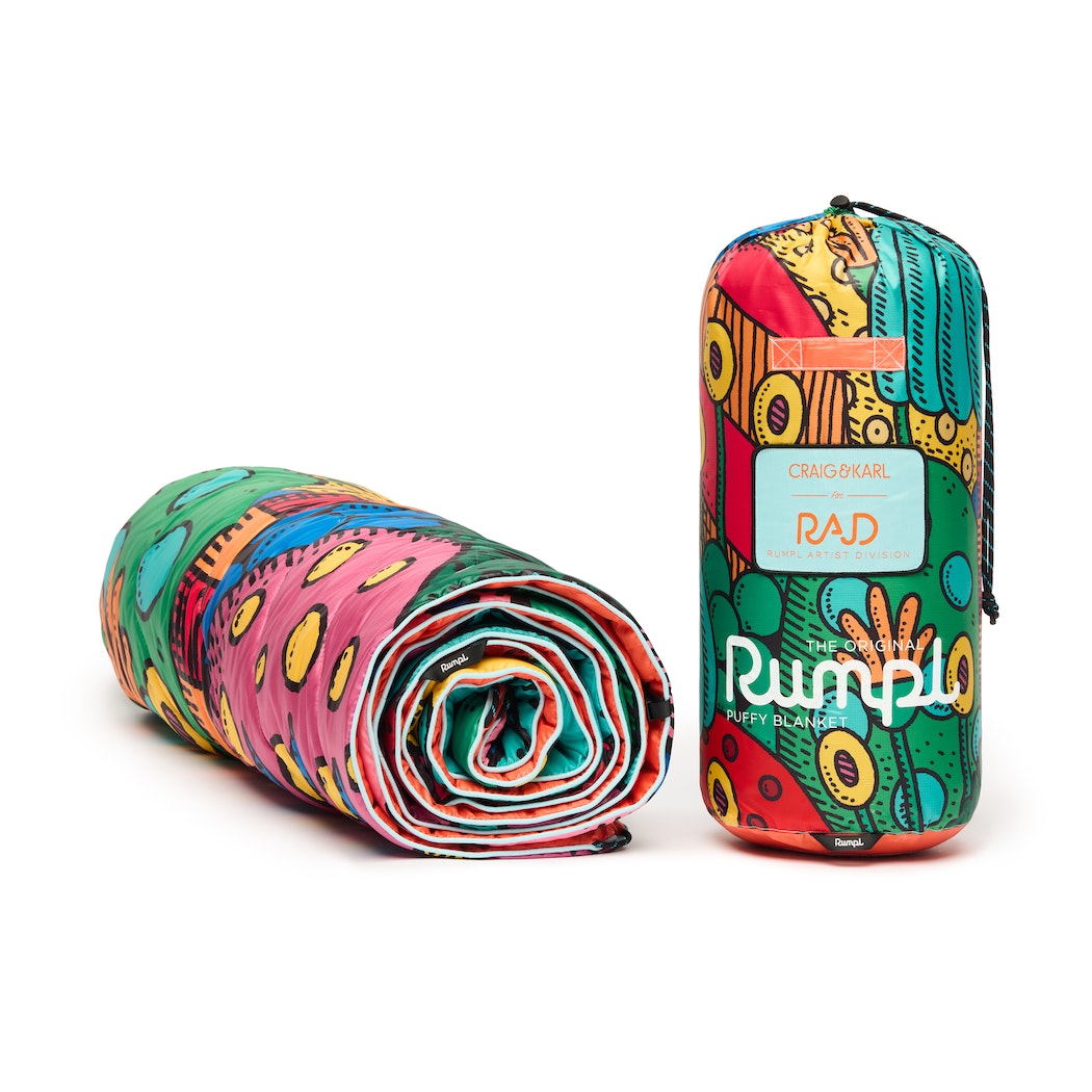 Rumpl Original Puffy Blanket - Craig & Karl - Arcadia Printed Original