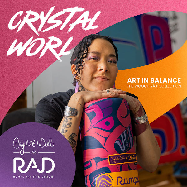 Rumpl Original Puffy Blanket - Crystal Worl -  Raven & Moon Original Puffy Blanket - Yéil ḴA Dís - Raven & Moon | Crystal Worl x Rumpl Printed Original