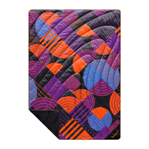 Rumpl Original Puffy Blanket - Deep Violet Discoid Original Puffy Blanket - Deep Violet Discoid | Rumpl Blankets For Everywhere Printed Original