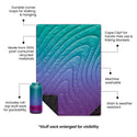 Rumpl Original Puffy Blanket - Deep Violet Fade Original Puffy Blanket - Deep Violet Fade | Rumpl Blankets For Everywhere Printed Original